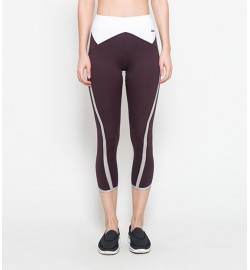 raquellingerie ACTIVEWEAR Sports Pants Averie Maroon Capri Pants