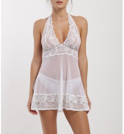 raquellingerie LINGERIE Babydoll Carmel White Babydoll