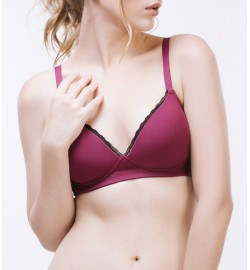 raquellingerie BRAS Mastectomy Deandra Maroon