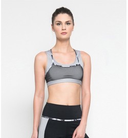 raquellingerie ACTIVEWEAR Sports Bra Jordin Grey Sport Bra