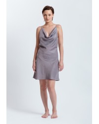 Myria Slip Dress Dark Grey