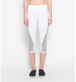 raquellingerie ACTIVEWEAR Sports Pants Sienna White Capri Pants