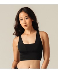 Siesta Crop Top Black