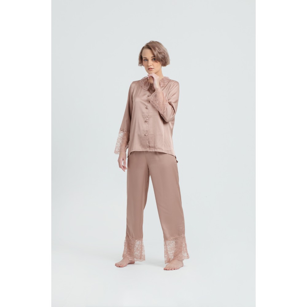 Jual X Sarah Ferri Leyna Long Sleeve Pajama Nude